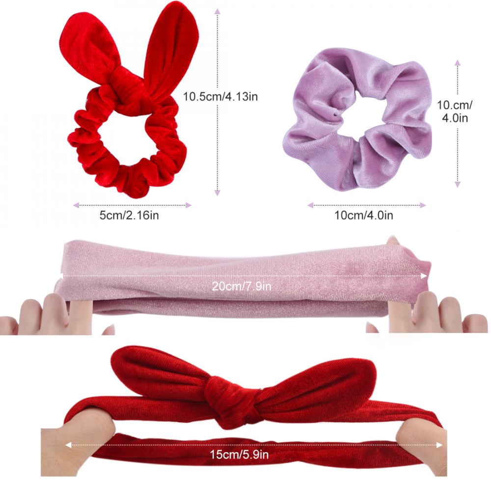 Velvet Hair Accessories, Hair Velvet Tie Rabbit