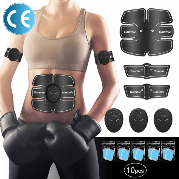 Hommie EMS Muscle Toner Equipment Abdominal Toning Belt Toner Fitness  Equipment Abdomen/Arm/Leg Training