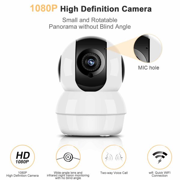 Hommie HD 1080P Wireless IP Camera 