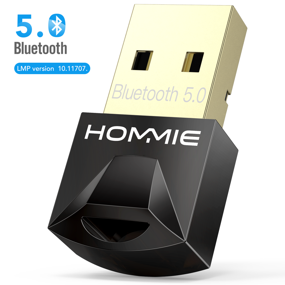lijden schieten bevolking USB Bluetooth 5.0 Adapter for PC, Hommie USB Bluetooth 5.0 Dongle Receiver  for PC Laptop Computer, Compatible with Windows 7/8/8.1/10, Connect  Bluetooth Headphones/Speakers/Mouse/Keyboard | Hommie